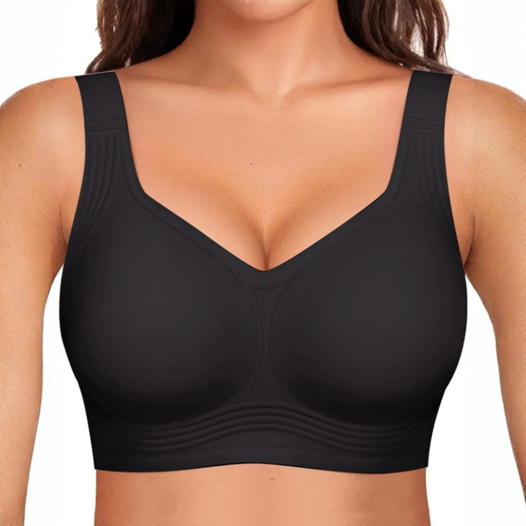Women’s Supportive Wireless Push-Up Bra – Full Coverage, Seamless, Plus Size