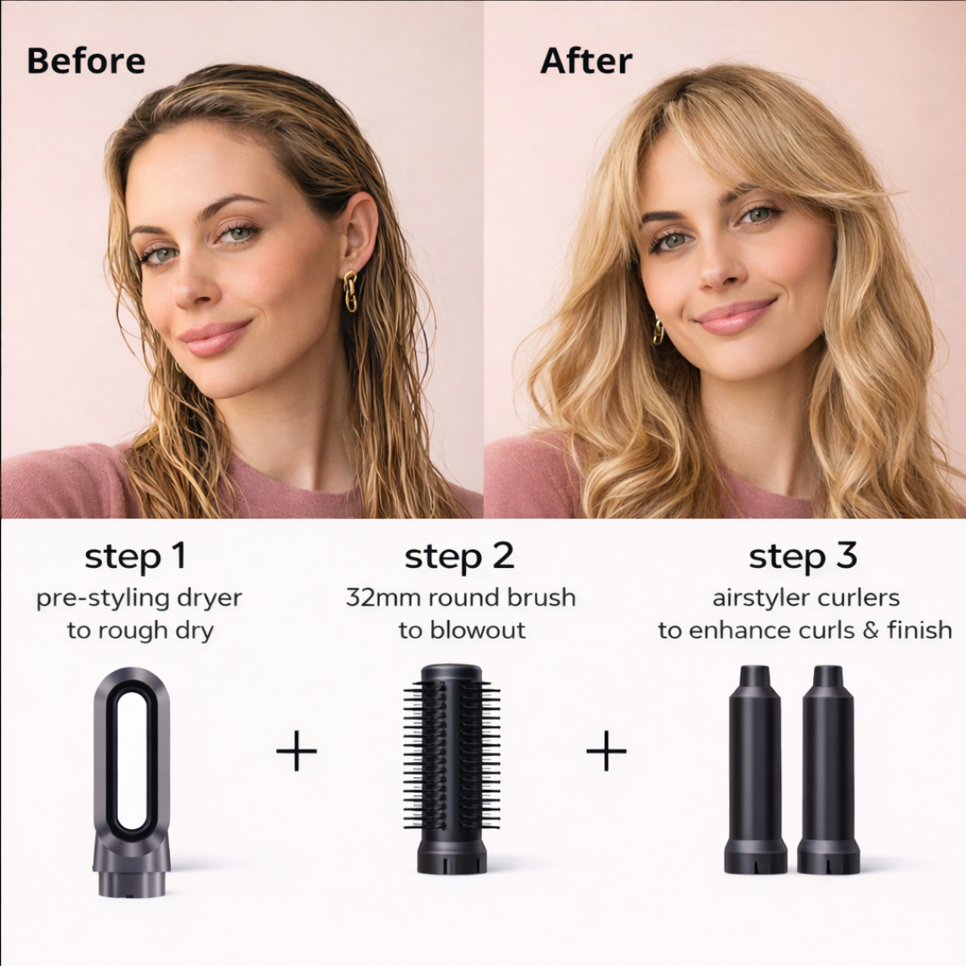 AirStyler Pro — Dry, Curl & Style Your Hair. One Tool.