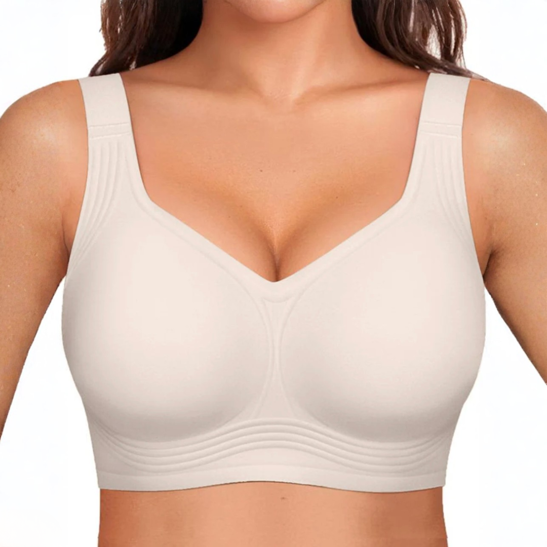 Women’s Supportive Wireless Push-Up Bra – Full Coverage, Seamless, Plus Size