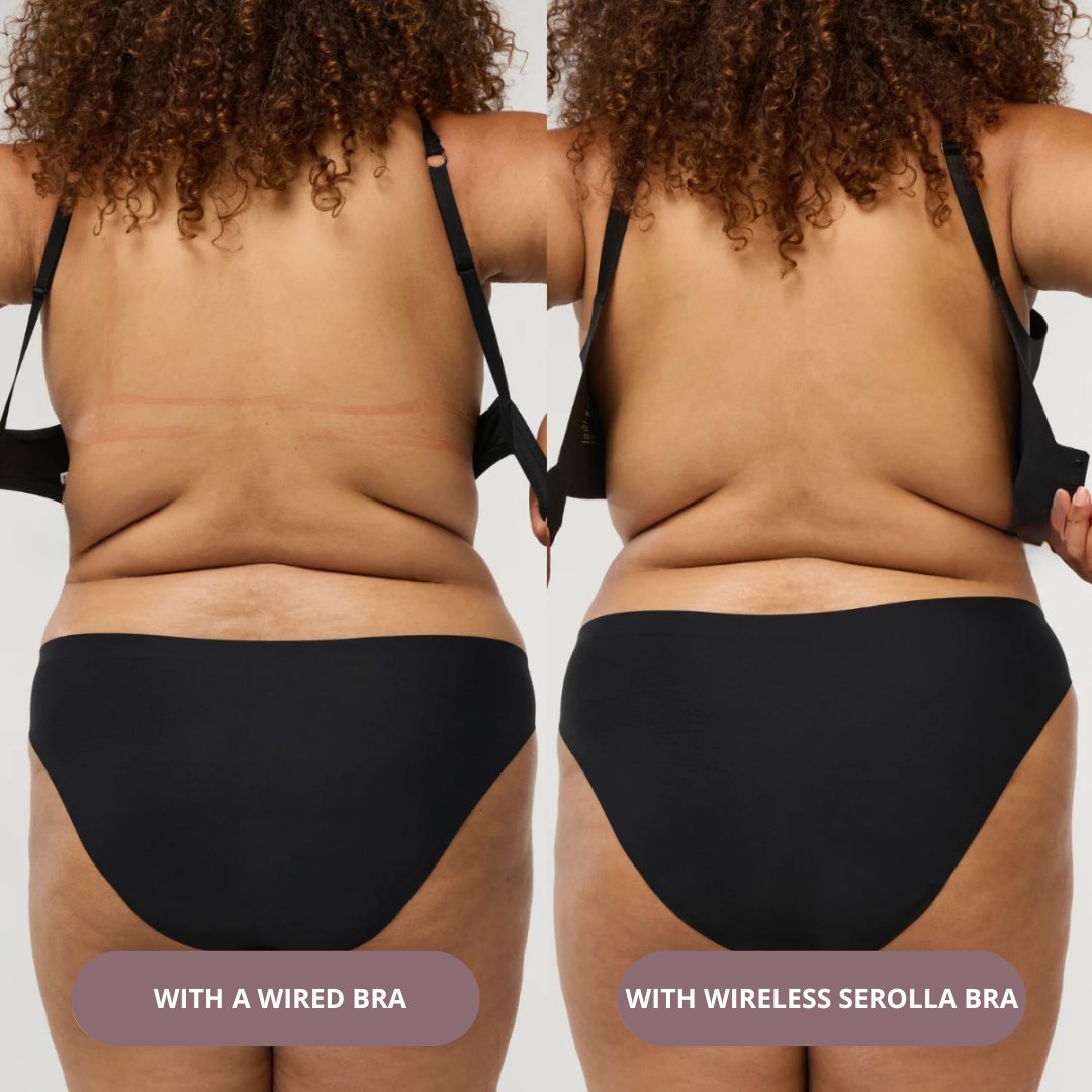 Women’s Supportive Wireless Push-Up Bra – Full Coverage, Seamless, Plus Size