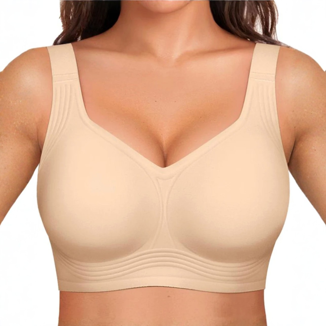Women’s Supportive Wireless Push-Up Bra – Full Coverage, Seamless, Plus Size
