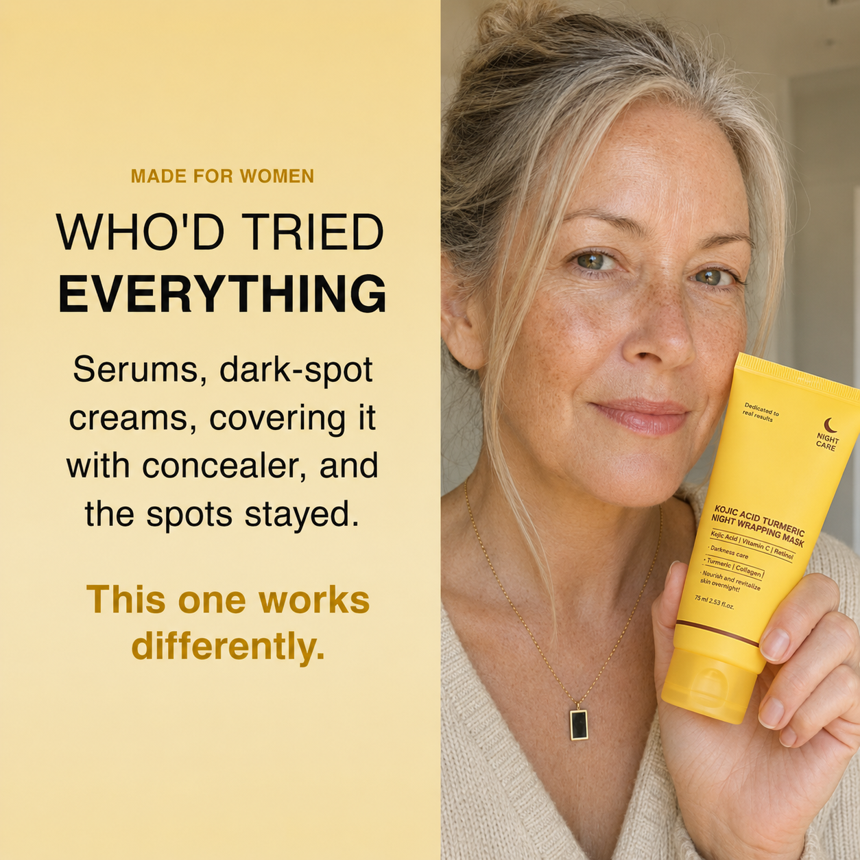 Serolla Turmeric & Kojic Acid Overnight Mask