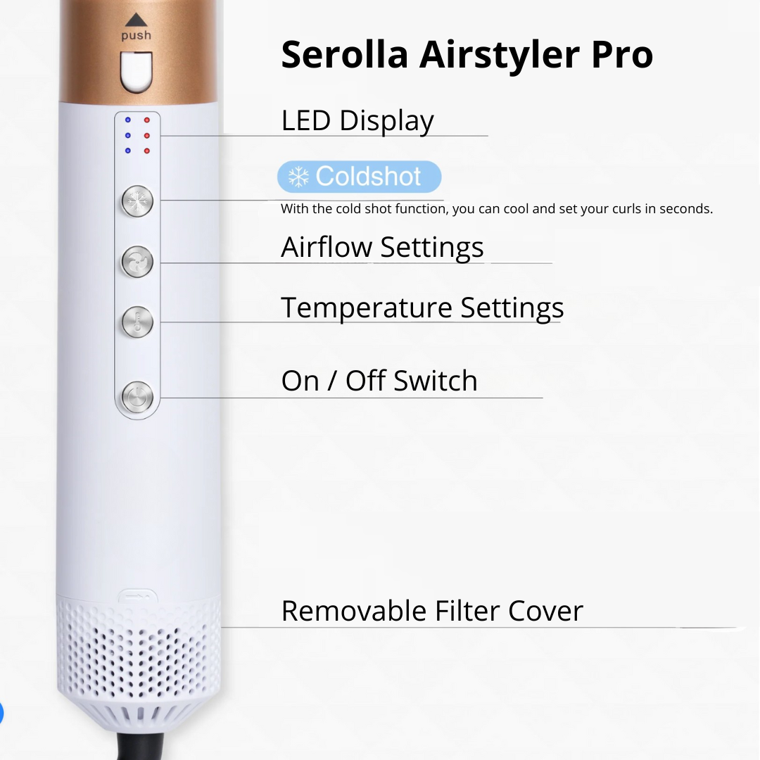 Serolla® 6 in 1 AirStyler – 2.0 upgraded version